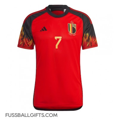Belgien Kevin De Bruyne #7 Fußballbekleidung Heimtrikot WM 2022 Kurzarm